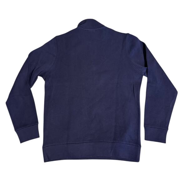 Lacoste Men’s 1/4 Zip Pullover – Navy Blue & Orange Size 6 (XL) Preppy Golfwear - Picture 6 of 12